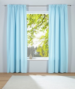 HOME AFFAIRE, Home affaire Vorhang »Trier«, blickdicht, Bio Baumwolle, monochrom, basic, 