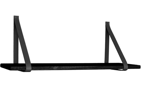 House nordic, House Nordic - Wandregal Forno - Braun und Schwarz, House Nordic Wandregal »Forno«