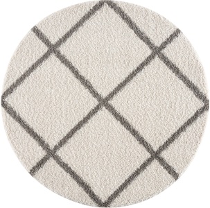 Sanat Hochflor-Teppich »Madrid«, rund, 30 mm Höhe, Wohnzimmer, Langflor, Shaggy Teppich