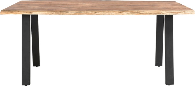 Salesfever, SalesFever Esstisch, Massivholz geölt und zweifach gewachst, Esstisch Akazie natur 4-Fuss 140x80