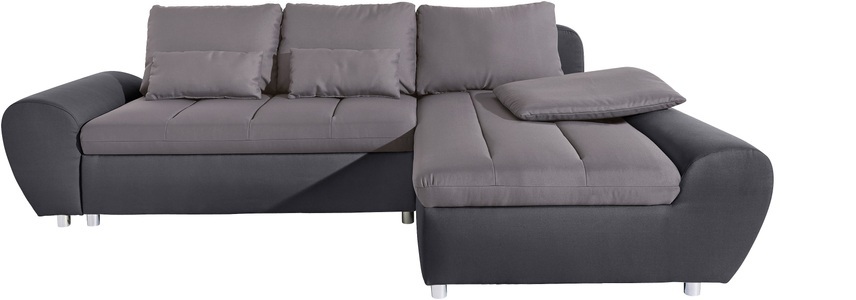 SIT&MORE, sit&more Ecksofa »Bandos«, sit&more Ecksofa »Bandos L-Form« in 2 unterschiedlichen Grössen, wahlweise mit Bettfunktion