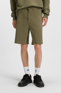 HUGO Blue Sweatshorts »Nasensio«, mit Markenlabel