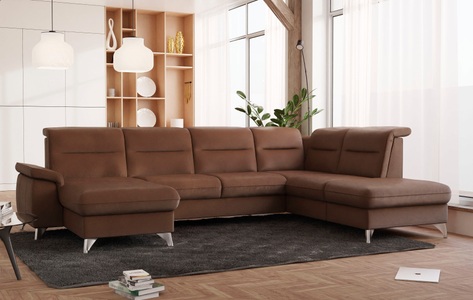 SCHÖNER WOHNEN LAMINAT, SCHÖNER WOHNEN LAMINAT Wohnlandschaft, wahlweise mit motorischer Relaxfunktion, sit&more Wohnlandschaft »Astoria U-Form«, wahlweise mit motorischer Relaxfunktion