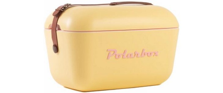 Polarbox, Polarbox Retro-Kühlbox 12l gelb, Polarbox Retro 12L Gelb
