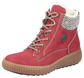 Rieker, Rieker Winterboots, mit kontrastfarbenen Ziernähten, 