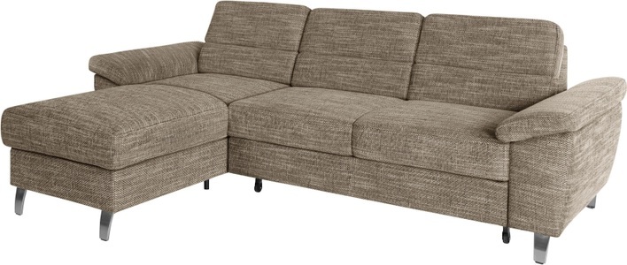 SIT&MORE, sit&more Ecksofa, sit&more Ecksofa »Sorano L-Form«, wahlweise mit Bettfunktion und Bettkasten
