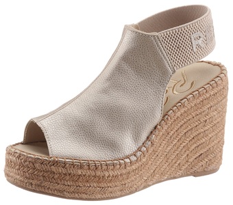 Replay, Replay Sandalette »Tyne«, mit Glitzerlogo an der Ferse, 