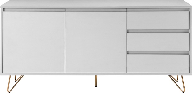 mutoni casual, Sideboard matt weiss 160x40, Sideboard weiss 150