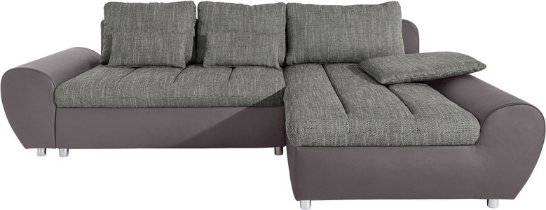 SIT&MORE, sit&more Ecksofa »Bandos«, sit&more Ecksofa »Bandos L-Form«, in 2 unterschiedlichen Grössen, wahlweise mit Bettfunktion