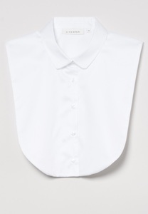 Eterna, ETERNA OHNE ARM BLUSE/EINSTECKKRAGEN MODERN CLASSIC SATINBINDUNG WEISS, 