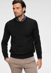 OLYMP Rundhalspullover »OLYMP Strick Casual« moderner Strickpullover