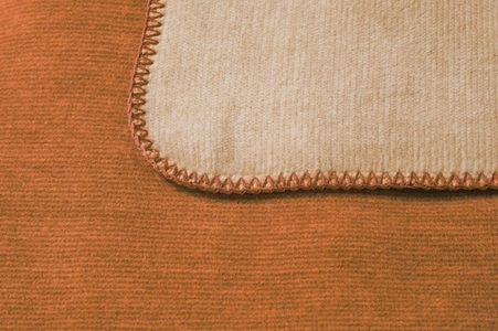 biederlack, Wohndecke 'Duo Cotton Melange' biederlack Ocker-beige, Biederlack Wohndecke »Duo«, mit unifarbener Wendeoptik, Kuscheldecke
