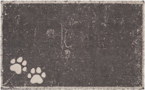 Hanse Home, Hanse Home - Hundedecke Paws - 50 x 80 cm - Braun, HANSE Home Fussmatte »Paws, Türmatte«, rechteckig, 4 mm Höhe, rutschhemmend, In- und Outdoor