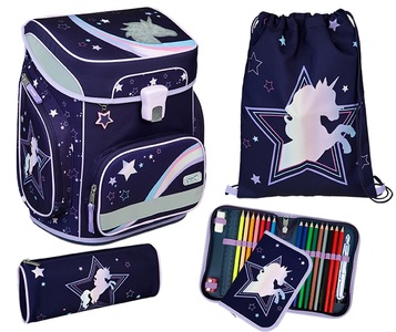 Scooli, Scooli EasyFit Schulranzen - Set Dreamland, Scooli Schulrucksack »5-teilig Einhorn«