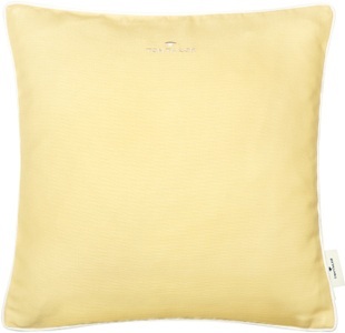 Tom Tailor, TOM TAILOR Kissenhülle »Dove Signature«, (1 St.), Tom Tailor Kissenhülle , T-Dovesignature75350-040-40-40 , Gelb , Textil , Uni , 40 cm , hochwertige Qualität , 003021128908