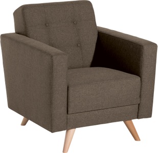 MAX WINZER, Max Winzer® Sessel »Julius«, Max Winzer® Sessel »Julius, Loungesessel«, mit Knopfheftung