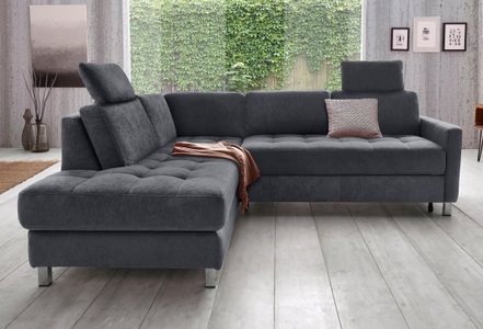 SIT&MORE, sit&more Ecksofa, sit&more Ecksofa »Pablo L-Form«, wahlweise mit Bettfunktion