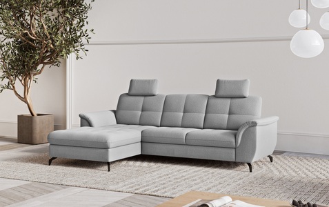 sit&more Ecksofa »Zora L-Form«, wahlweise mit Bettfunktion und Bettkasten