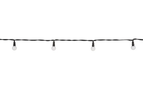STEFFEN, Steffen LED Lichterkette GardenLine, STEFFEN Lichterkette Gardenline 1000 cm, Schwarz/Weiss