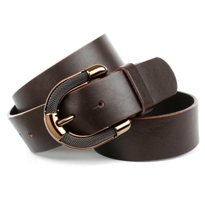 ANTHONI CROWN, Anthoni Crown Femininer Ledergürtel mit aufwendiger Schmuck-Schliesse, 
