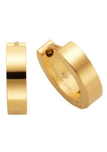 FIRETTI, Firetti Paar Creolen »Basic«, Firetti Paar Creolen »Schmuck Geschenk Basic, Ø 14 mm«