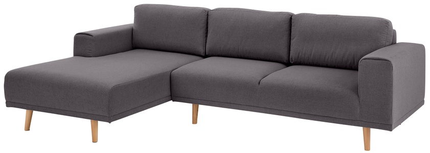 HOME AFFAIRE, Home affaire Ecksofa »Lasse«, im scandinavischen Stil mit Holzfüssen