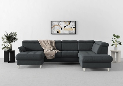 sit&more Wohnlandschaft, inklusive Kopfteilverstellung, wahlweise mit Bettfunktion und Bettkasten
