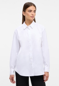 ETERNA Mode GmbH, Soft Luxury Shirt Bluse in off-white unifarben, Eterna Hemdbluse »OVERSIZE FIT«