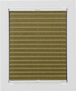 SUNLINES, sunlines Klebe-Plissee »One Size Style Crush«, blickdicht, ohne Bohren, verspannt, 