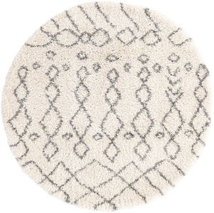 Myflair Möbel & Accessoires, Myflair Möbel & Accessoires Teppich »Temara Shag«, rund, 51 mm Höhe, Myflair Möbel & Accessoires Hochflor-Teppich »Temara Shag Lagerräumung«, rund, 51 mm Höhe, gewebt, Scandi Design, ideal im Wohnzimmer & Schlafzimmer