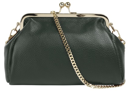 CLUTY, Cluty Abendtasche, (1 tlg.), echt Leder, Made in Italy, Cluty Abendtasche, echt Leder, Made in Italy