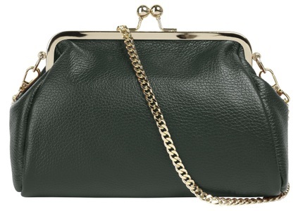 CLUTY, Cluty Abendtasche, (1 tlg.), echt Leder, Made in Italy, Cluty Abendtasche, echt Leder, Made in Italy