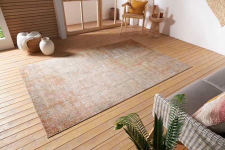 NOURISTAN, NOURISTAN Outdoorteppich »Gizeh«, rechteckig, 3 mm Höhe, In- und Outdoor, Faltbar und Waschmaschinenfest, geeignet für Fussbodenheizung, strapazierfähig, robust, pflegeleicht, ringsum gekettelt, kräftige Farben, NORTHRUGS Teppich »Gizeh«, rechteckig, 3 mm Höhe, In-& Outdoor, Läufer, Wetterfest, Balkon, Wohnzimmer, Orient