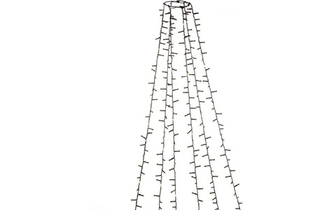 Konstsmide, Konstsmide 6650-830 LED-Baummantel Außen EEK: F (A - G) netzbetrieben Anzahl Leuchtmittel 660 LED Bernstein Beleuchtete, KONSTSMIDE LED-Baummantel »Ring 6 Stränge 660 Lampen«