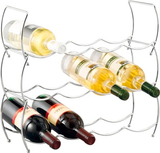Zeller, Zeller - Weinregal für 12 Flaschen 3er-Set Metall - 42 x 14 x 14 cm, Zeller Weinregal-Set für 12 Flaschen | 14 × 14 × 42 cm