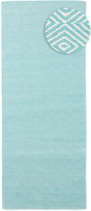 MorgenLand, morgenland Outdoorteppich »Läufer In- & Outdoor - Alef - türkis«, rechteckig, 6 mm Höhe, In und Outdoor geeignet, morgenland Outdoorteppich »Läufer In- & Outdoor - Alef - türkis«, rechteckig, 6 mm Höhe, In und Outdoor geeignet