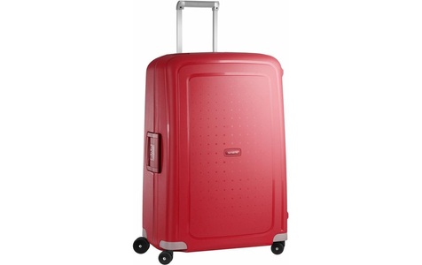 Samsonite, Samsonite S'Cure Red Spinner, Hartschalenkoffer 75 CM, Samsonite Koffer »S'Cure 102 l«, 4 Rollen