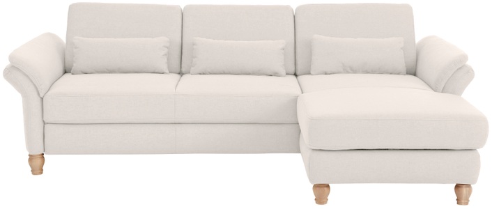 Home affaire Ecksofa »Palazzo«, incl. Sitztiefenverstellung, wahlweise mit Bettfunktion und Stauraum,Federkern