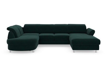 sit&more Wohnlandschaft, wahlweise mit Bettfunktion, Bettkasten und Kopf- und Armteilverstellung