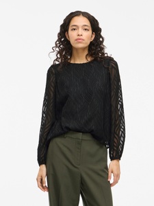 Vila Blusenshirt »VIMIKA O-NECK L/S TOP - NOOS«