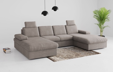 sit&more Wohnlandschaft »Moreno«, mit Armteilverstellung,wahlweise mit Bettfunktion