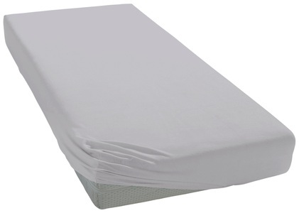 Pinolino, Pinolino Spannbetttücher (120x60/140x70) 2er-Pack für Kinderbetten in grau, Pinolino® Spannbettlaken »Josy«, in kuscheligem Jersey für Babys