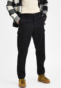 Selected, Selected Cargohose in schwarz für Herren, Größe: 36-34. Slimtapered-Wick 172 Cargo, 