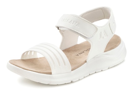 Lascana, LASCANA Sandale, mit Klettverschluss vegan, LASCANA Sandale, Sandalette, Sommerschuh, ultraleichte Sohle, Klettverschluss VEGAN