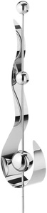 HOME AFFAIRE, Home affaire Deko-Windrad »Drops«, locker Dekoobjekt »Gartenstecker«, aus Edelstahl 136 cm