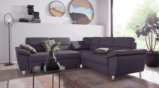 SIT&MORE, sit&more Ecksofa, sit&more Ecksofa »Sorano L-Form« wahlweise mit Bett- und Relaxfunktion, inkl. Bettkasten