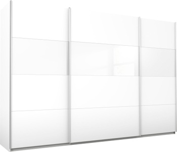 rauch ORANGE, rauch ORANGE Schwebetürenschrank »Quadra«, mit Glaselementen, rauch Schwebetürenschrank »Quadra BESTSELLER Schrank Schlafzimmerschrank in vielen Breiten«, Kleiderschrank Garderobenschrank mit Glaselementen