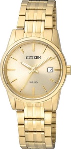 Citizen, Citizen Quarzuhr »EU6002-51P«, Citizen Quarzuhr, Armbanduhr, Damenuhr, Edelstahlarmband, Datum