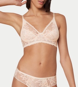 TRIUMPH, AMOURETTE CHARM DELIGHT BH ohne Bügel, ungefüttert in natur, AMOURETTE CHARM DELIGHT BH ohne Bügel, ungefüttert in natur