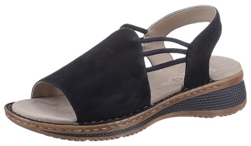 ARA, Ara Riemchensandale »HAWAII«, mit Stretch-Bänder, G-Weite, Ara Riemchensandale »HAWAII«, Sommerschuh, Sandalette, Keilabsatz, mit Stretch-Bänder, G-Weite